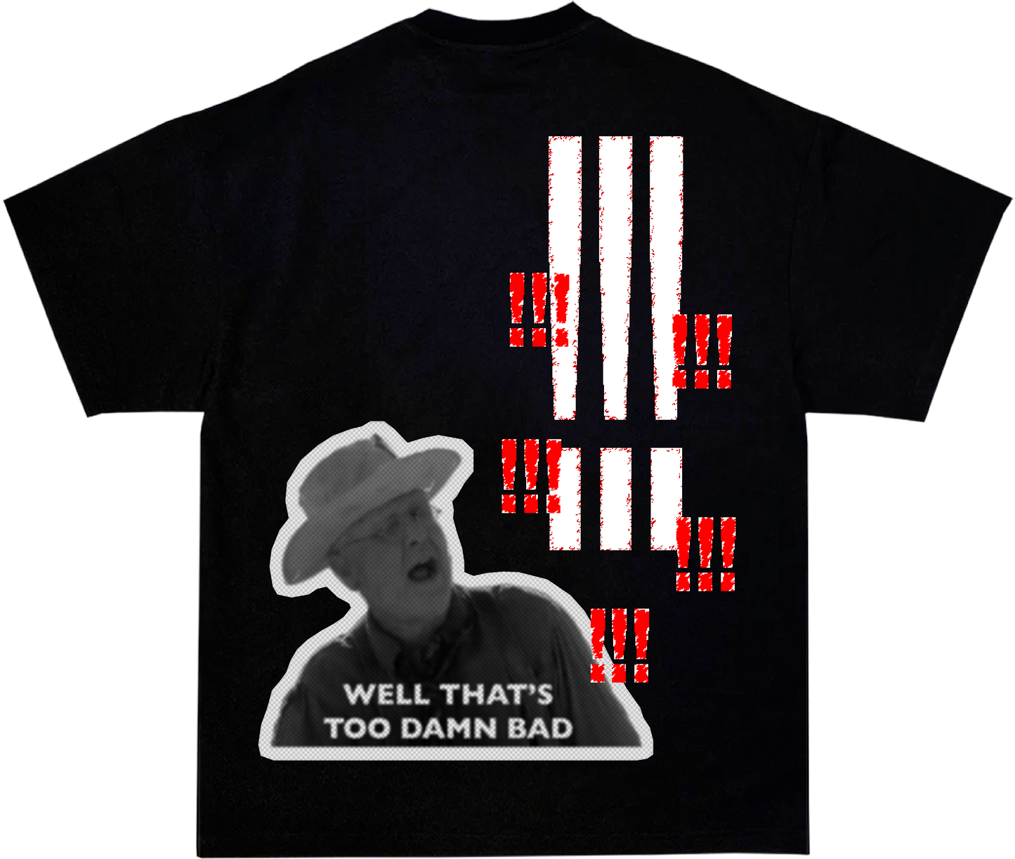 "I'M TIRED OF THIS GRANDPA" TEE in BLACK
