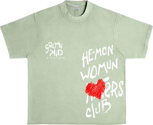 "DEAR DARLA" TEE in MINT GREEN